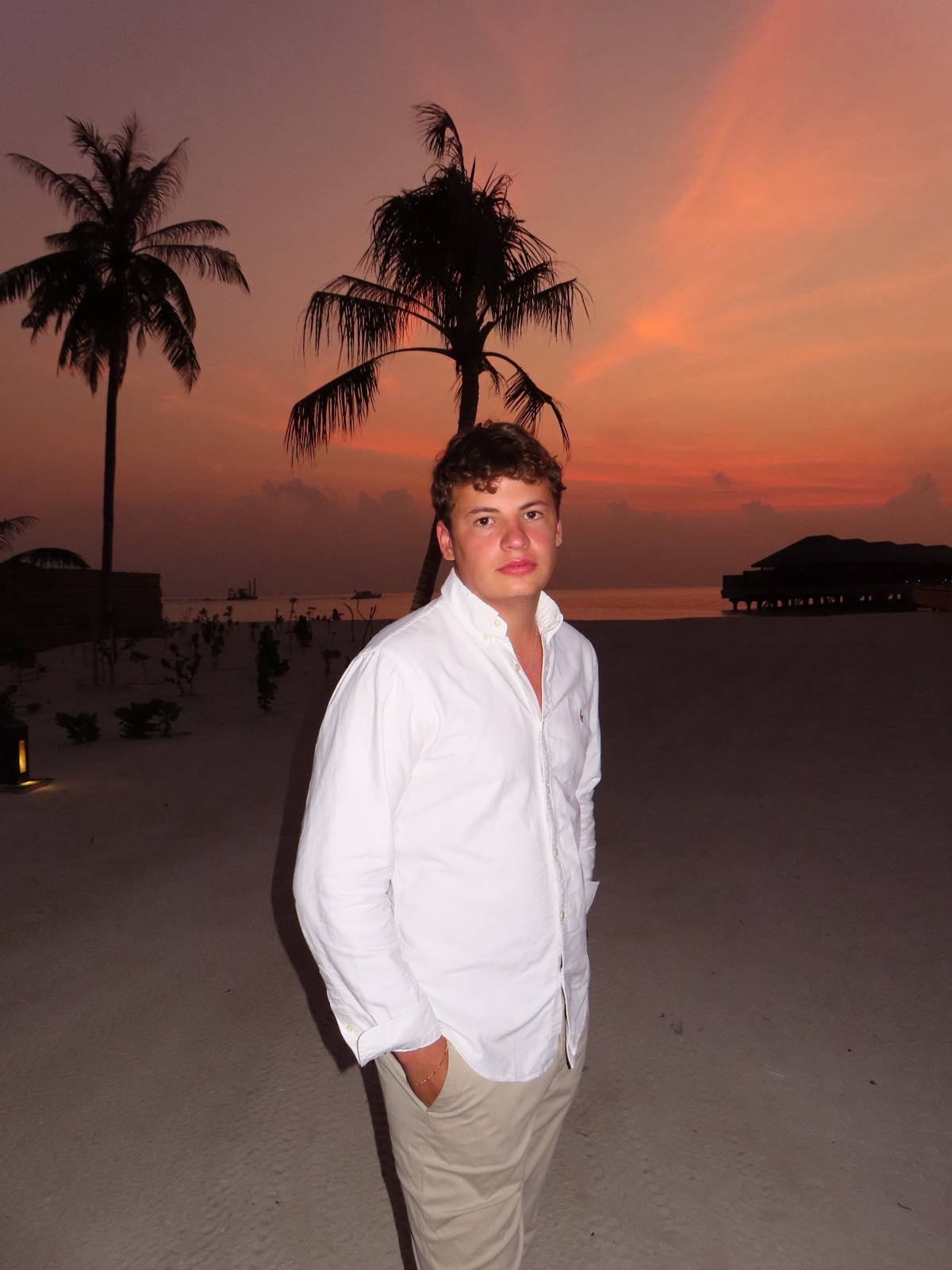 Theo Stratmann auf den Malediven